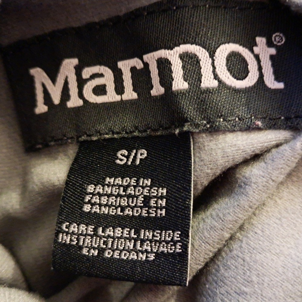 Marmot Reversible Fleece Lined Puffer Vest Grey Size Small - Picture 7 of 7